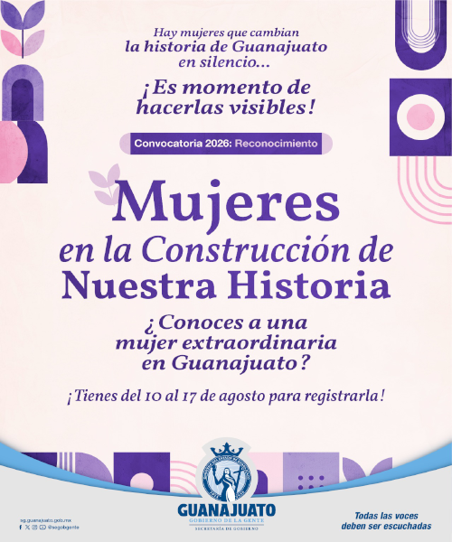Convocatoria 2026 Mujeres en la construcción de nuestra histotia 2026